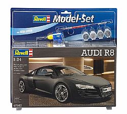 REVELL - Model Set 1:24 - Skill 3, Audi R8, 67057
