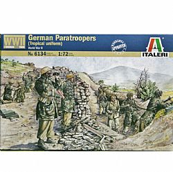 ITALERI - Στρατιωτάκια 1:72 - WW2 German Paratroopers Tropical, 6134