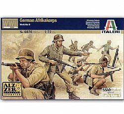 ITALERI - Στρατιωτάκια 1:72 - WW2 German Afrikakorps, 6076