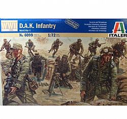 ITALERI - Στρατιωτάκια 1:72 - WW2 D.A.K. Infantry, 6099