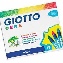 GIOTTO - Κηρομπογιές Cera 9mm, 12χρωμ, 281100