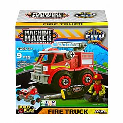 NIKKO - MACHINE MAKER - Fire Truck 9pcs, 40042