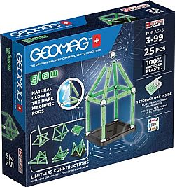 GEOMAG - GLOW - Μαγνήτες Κατασκευών 25τεμ, 328