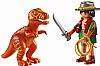PLAYMOBIL - DUO PACK - Adventurer with T-Rex, 71206
