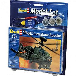 REVELL - Model Set 1/144 - Skill 3, AH-64D Longbow Apache, 64046
