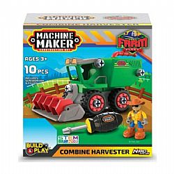 NIKKO - MACHINE MAKER - Combine Harvester 10pcs, 40072