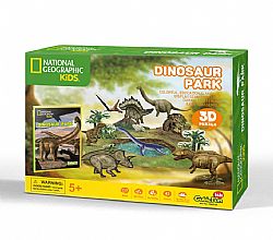 CUBIC FUN - Χαρτοκατασκευή 3D *Nat Geographic Dino Park* 43pcs, ds0973h