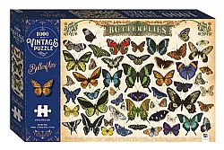 MATHV - Παζλ 1000τεμ Vintage *Butterflies*, VN-2