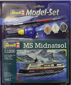REVELL - Model Set 1/1200 - Level 3 - MS Midnatsol, 65817