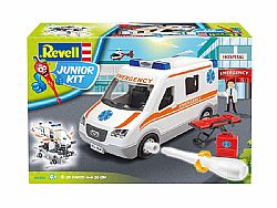 REVELL - Κατασκευή JUNIOR KIT, Ambulance, 39pcs, 00806