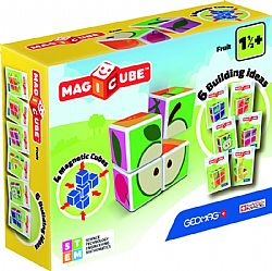 GEOMAG - MAGIC CUBE - Μαγνήτες Κατασκευών 4τεμ *Fruit*, 131