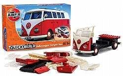 AIRFIX - QuickBuild - VW Camber Van Red, 6017