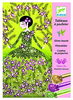 DJECO - Κατασκευή με glitter *Glitter Dresses*, 09500