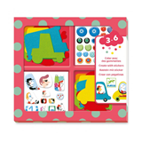 DJECO - Δημιουργώ με Αυτοκόλλητα *I Love Cars*, 09051