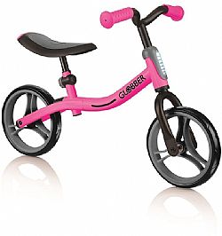 GLOBBER - Ποδήλατο Ισορροπίας Μεταλλικό Go Bike - Neon Pink, 610-110