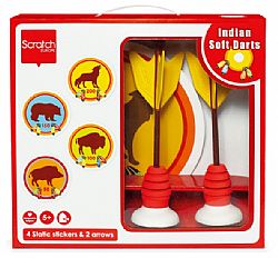 SCRATCH EUROPE - Παιχνίδι Σκοποβολής με Βέλη *Indian Soft Darts*, 6182515