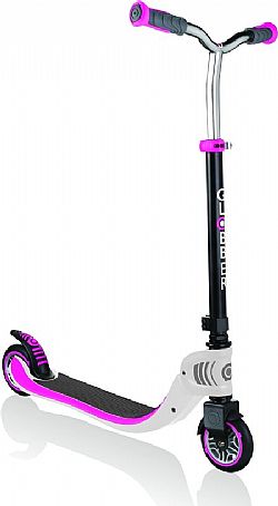 GLOBBER - Πατίνι Flow 125 Foldable - White/Pink, 473-162