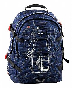 LEGO - Backpack TECH TEEN 25L - Minifigures Blue, 20041-1917