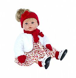 MAGIC BABY - Κούκλα 47cm, Susi Red Dress, 47012a