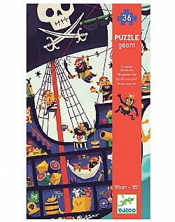 DJECO - Παζλ Γίγας 36pcs - The Pirate Ship, 07129