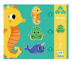 DJECO - Παζλ 4,6,9τεμ - In the Sea, 07144