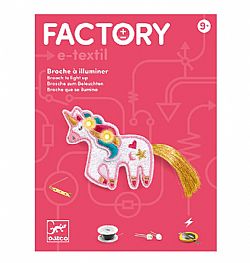 DJECO - Δημιoυργία Καρφιτσών Factory LED - Sweet Licorne, 09321