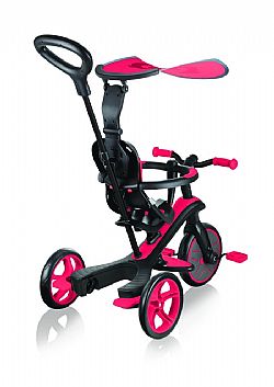 GLOBBER - Τρίκυκλο Explorer Trike 4in1 - New Red, 632-102i