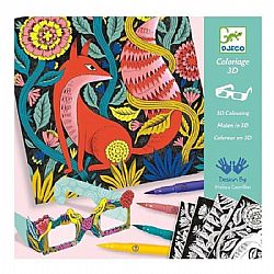 DJECO - Χρωματίζω 3D - Fantasy Forest, 08652