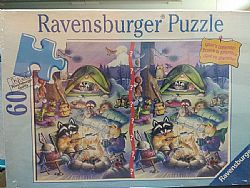 RAVENSBURGER - Παζλ 60pcs & Παιχνίδι Παρατήρησης - Camping, 09568