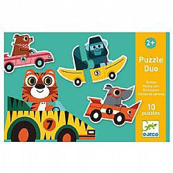 DJECO - Παζλ Διπλό *Racing Cars*, 08148