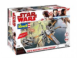 REVELL - Build & Play 1:78, Level 1 - Poes Boosted X-Wing Fighter, 06763