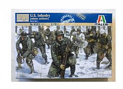 ITALERI - Στρατιωτάκια 1:72 - WW2 US Infantry Winter 36pcs, 6133