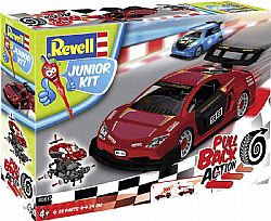 REVELL - Κατασκευή JUNIOR KIT Pull Back, Red Car, 38pcs, 00835