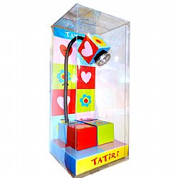 TATIRI - Φωτιστικό ξύλινο με καρδιές, 100481