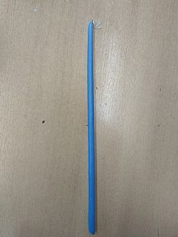 GENIUS - Κερί Λαμπάδας Λεπτό 35cm - Μπλε, STR35