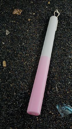 GENIUS - Λαμπάδα 37cm Δίχρωμη Οβάλ - Ροζ, SGL37