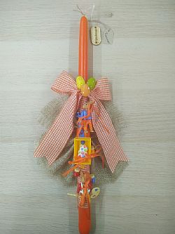 Λαμπάδα 37cm PLAYMOBIL 10, 0015