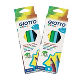 GIOTTO - Ξυλομπογιές Χονδρές Mega 5,5mm 6χρωμ, 225000