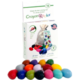 CRAYON ROCKS - Κηρομπογιές Σόγιας, 16τεμ, Cotton Bag