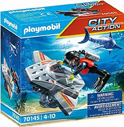 PLAYMOBIL - CITY ACTION - Diving Scooter in Rescue, 70145