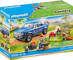 PLAYMOBIL - COUNTRY - Mobile Blacksmith with Light Effect, 70518