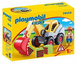 PLAYMOBIL - 123 - Shovel Excavator, 70125