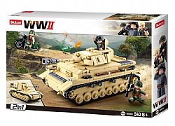 SLUBAN - WW2 - German Medium Panzer 543pcs, b0693