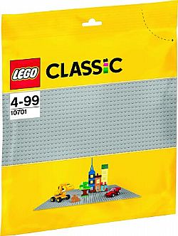 LEGO - CLASSIC - Grey Baseplate, 10701