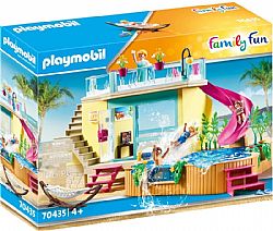 PLAYMOBIL - FAMILY FUN - Bungalow with Pool, 70435