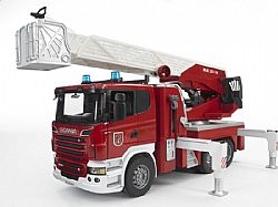 BRUDER - Πυροσβεστική SCANIA με καλάθι, 03590