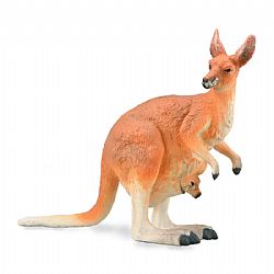 COLLECTA - WILD - Red Kangaroo Female with Joey, 88921