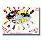 DJECO - Ζωγραφική με Χαλκομανίες INSPIRED BY Roy Lichtenstein, 09376