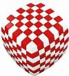 VERDES - V-Cube 7 Illusion Red White
