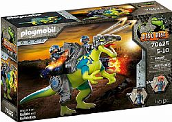 PLAYMOBIL - DINO RISE - Spinosaurus Double Defense Power, 70625